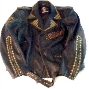 Fieldshier leather motorcycle jacket